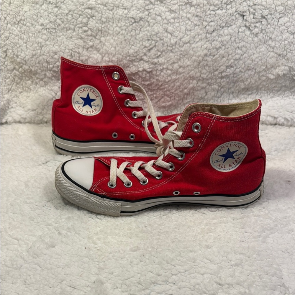 Converse Chuck Taylor Red High-Top Sneakers